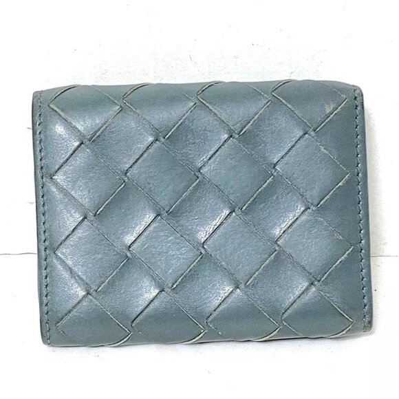 Auth BOTTEGA VENETA Maxi Intrecciato - Light Green Leather authentic - Picture 3 of 9